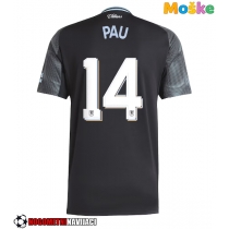 Moške Nogometnih dresov Aston Villa Pau Torres #14 Gostujoči 2025-26 Kratki rokavi